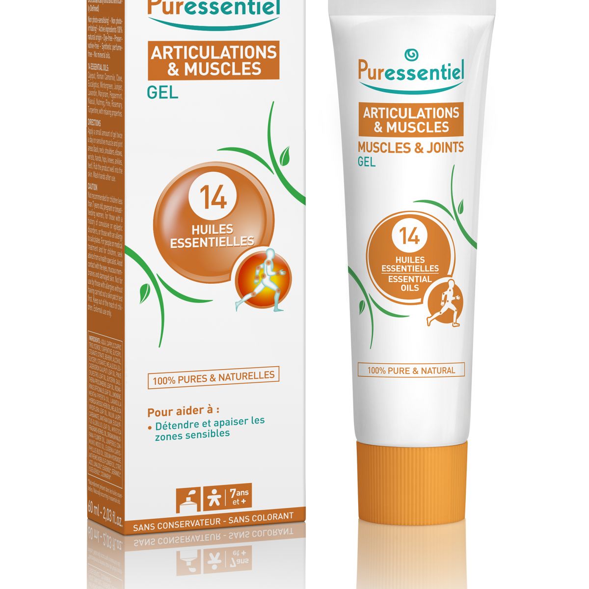 PURESSENTIEL ARTICULATION GEL 14 HLE ESS 60 ML - Parapharmacie Henry
