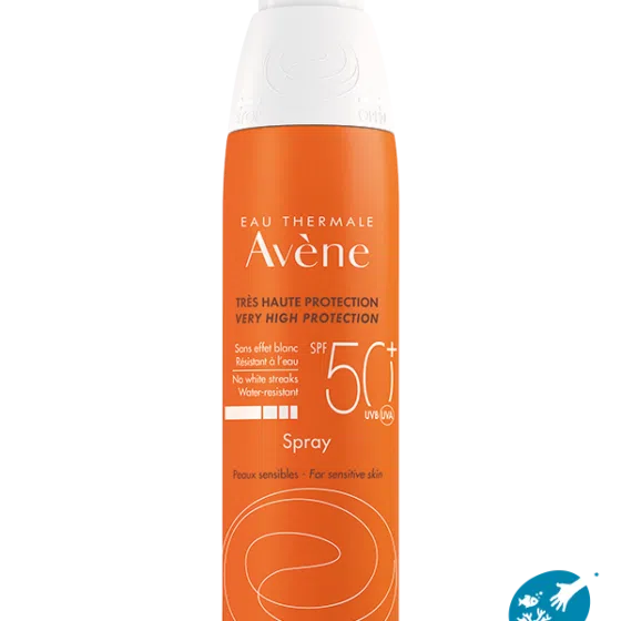 Eau Thermale Avene Suncare Brand Website Spray 50 Very High Protection 200ml Skin Protect Ocean Respect Packshot