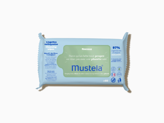 mustela lingettes nettoyantes à l'avocat bio x60