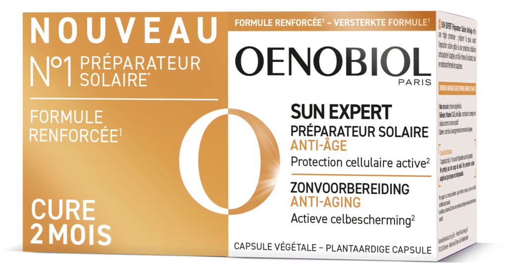 oenobiol sun expert preparateur solaire anti Âge cure 2 mois