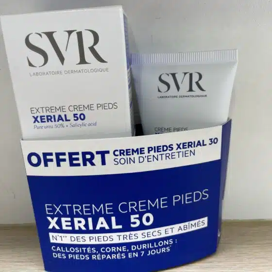 coffret xerial 50 creme pieds + xerial 30 offert