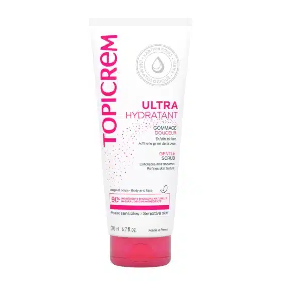 topicrem ultra hydratant gommage douceur 200ml