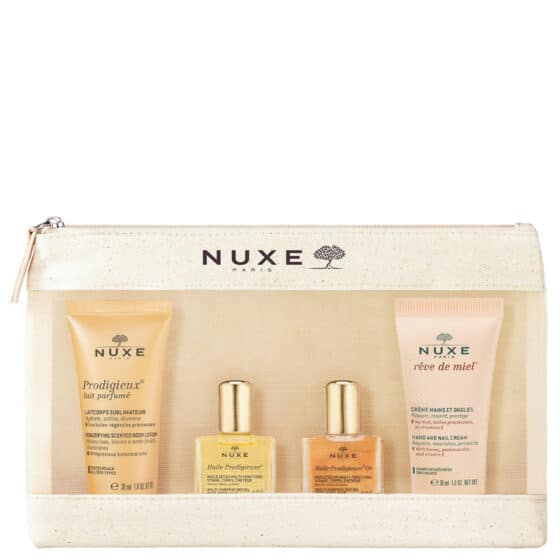 nuxe travel kit prodigieux 4 produits