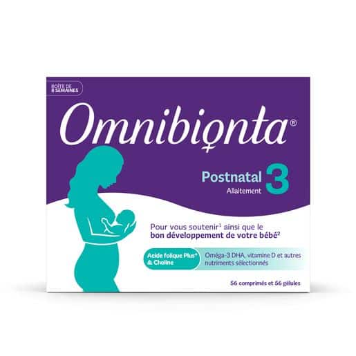 omnibionta postnatal 3(8 semaines°) 56+56