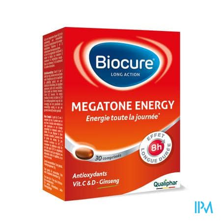 biocure megatone energy la 30 comprimes