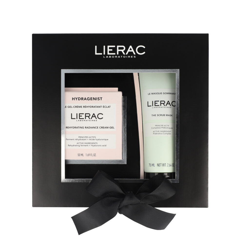 lierac coffret noËl gel crÈme hydratation Éclat + masque gommant