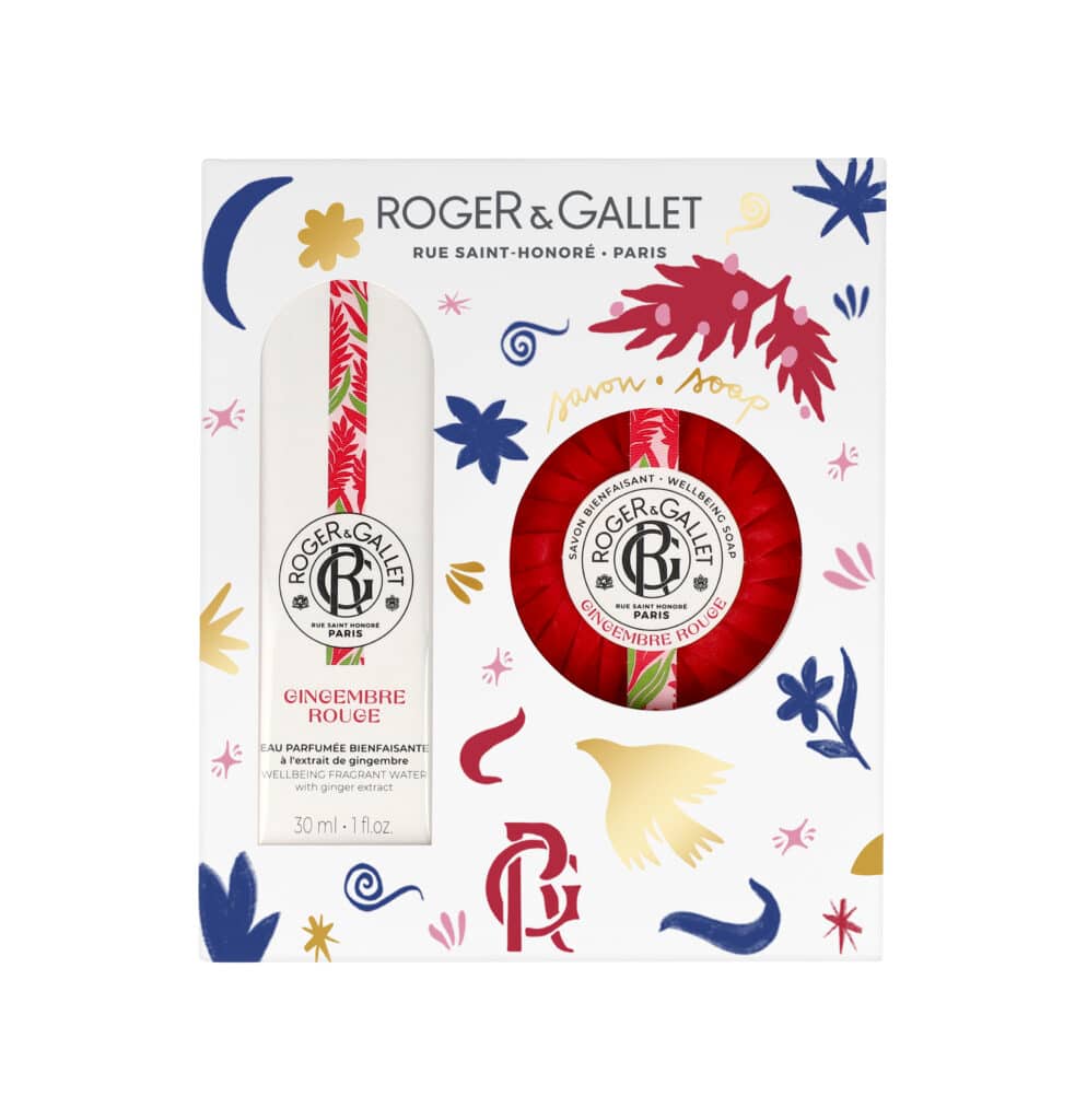 roger & gallet coffret noËl eau parfumÉe gingembre rouge 30ml + savon 100gr