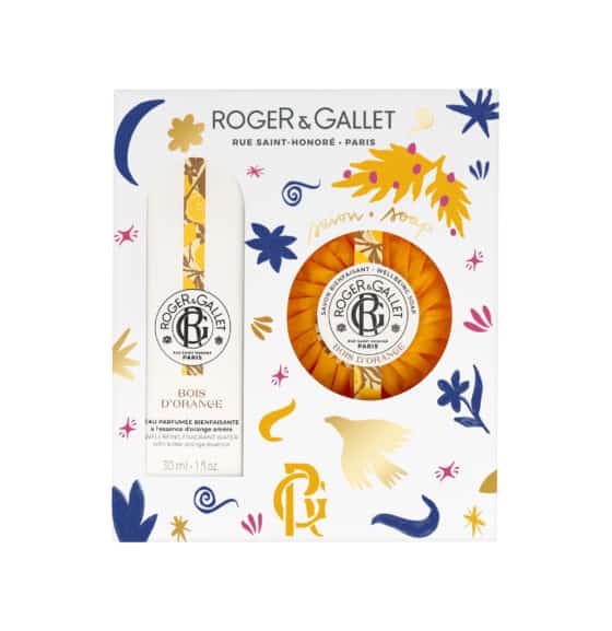 roger & gallet coffret noËl eau parfumÉe bois orange 30ml + savon 100gr