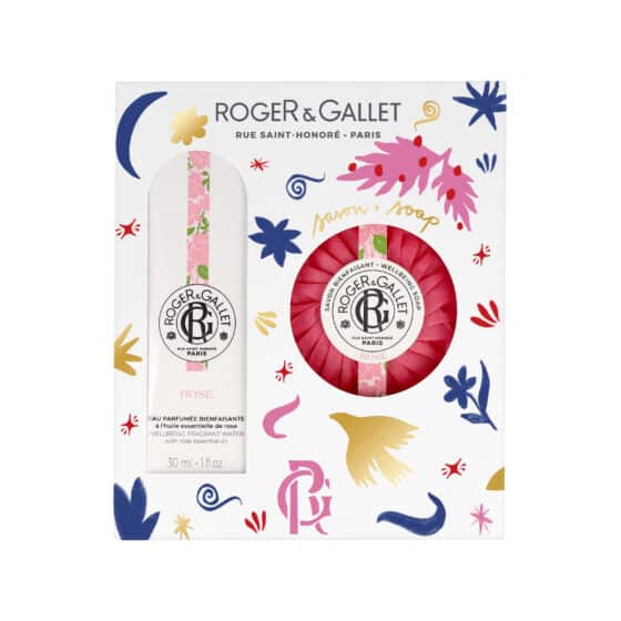 roger & gallet coffret noËl eau parfumÉe rose 30ml + savon 100gr