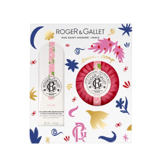 roger & gallet coffret noËl eau parfumÉe rose 30ml + savon 100gr