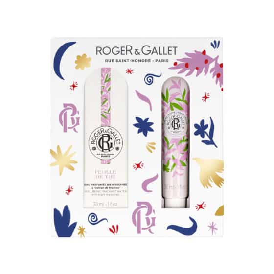 roger & gallet coffret noËl eau parfumÉe feulle de thÉ 30ml + crÈme mains 30ml