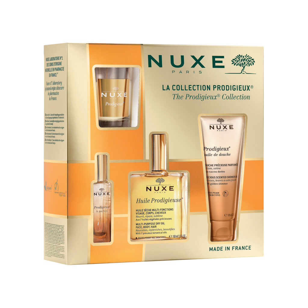 nuxe coffret noËl la collection prodigieux