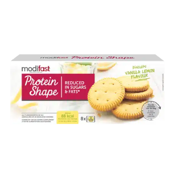 modifast protein shape biscuits vanille citron 156g