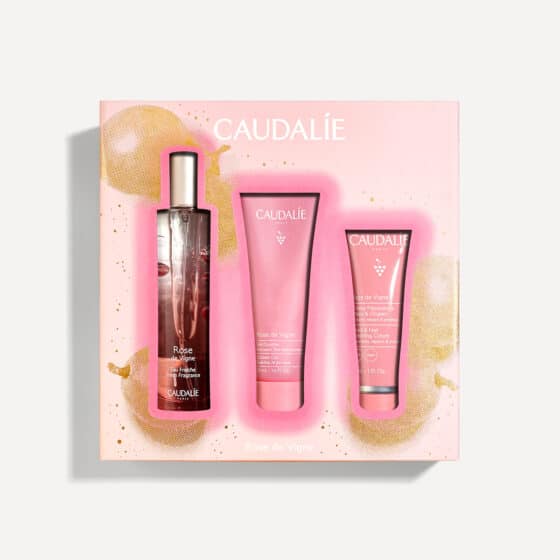 caudalie coffret noËl rose de vigne