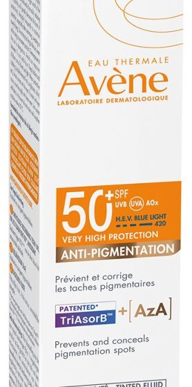 avene sol spf50+ anti pigmentation 40ml