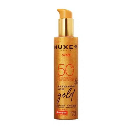 nuxe sun huile solaire or spf50 150ml