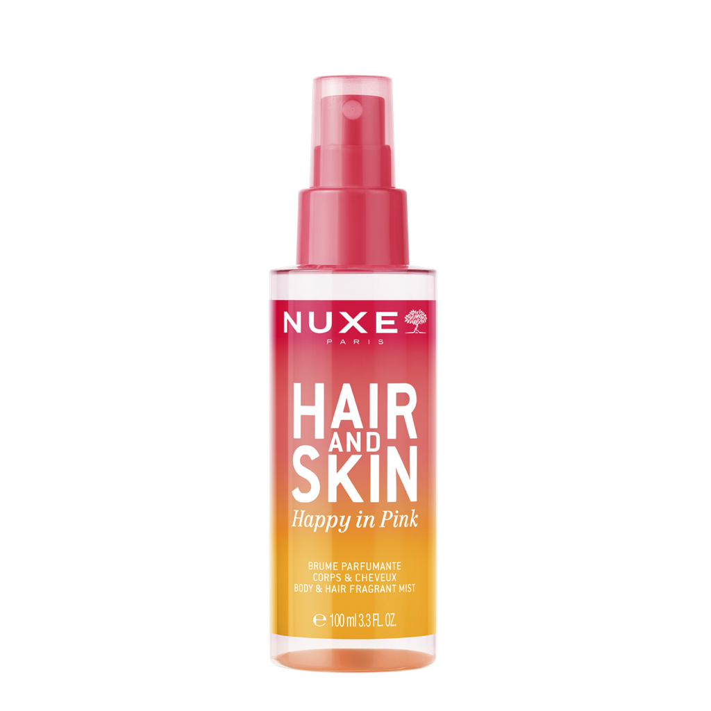 nuxe hair & body mist happy in pink 100ml
